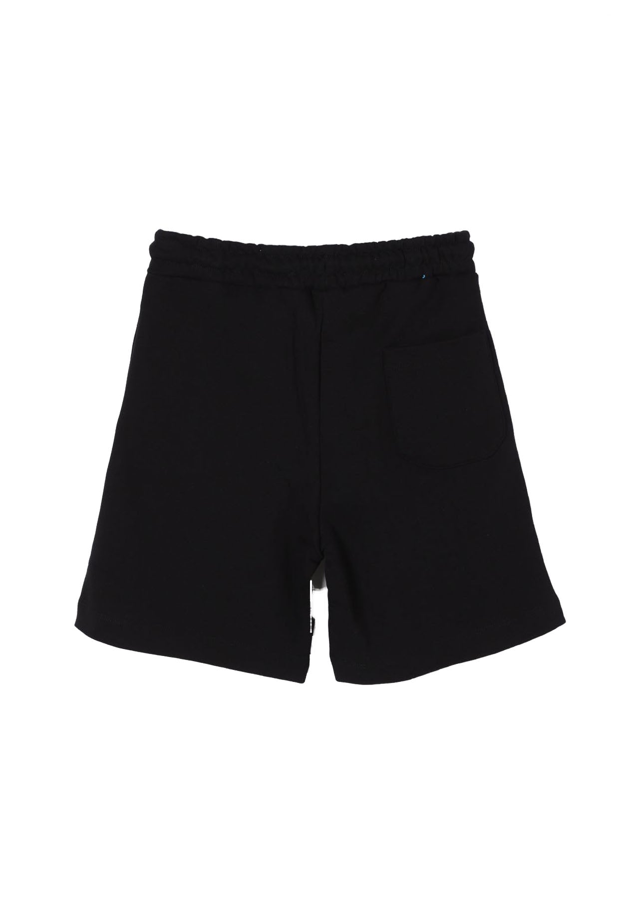 Bermuda bambino MSGM nero in cotone | ViaMonte Shop