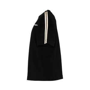 T-shirt bambino Palm Angels nera in jersey di cotone | ViaMonte Shop