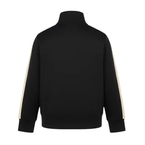 Felpa aperta bambino Palm Angels nera in in misto cotone | ViaMonte Shop
