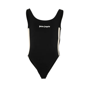 Body bambina Palm Angels nero con logo | ViaMonte Shop