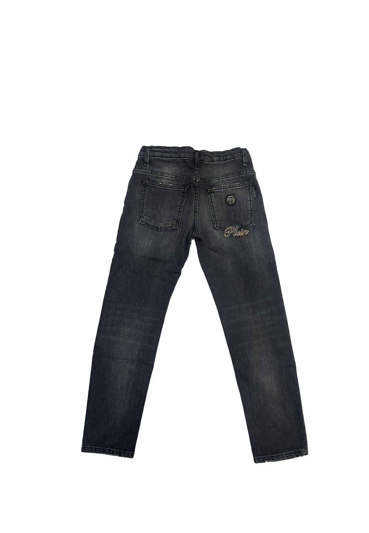 Jeans bambino Philipp Plain nero in denim