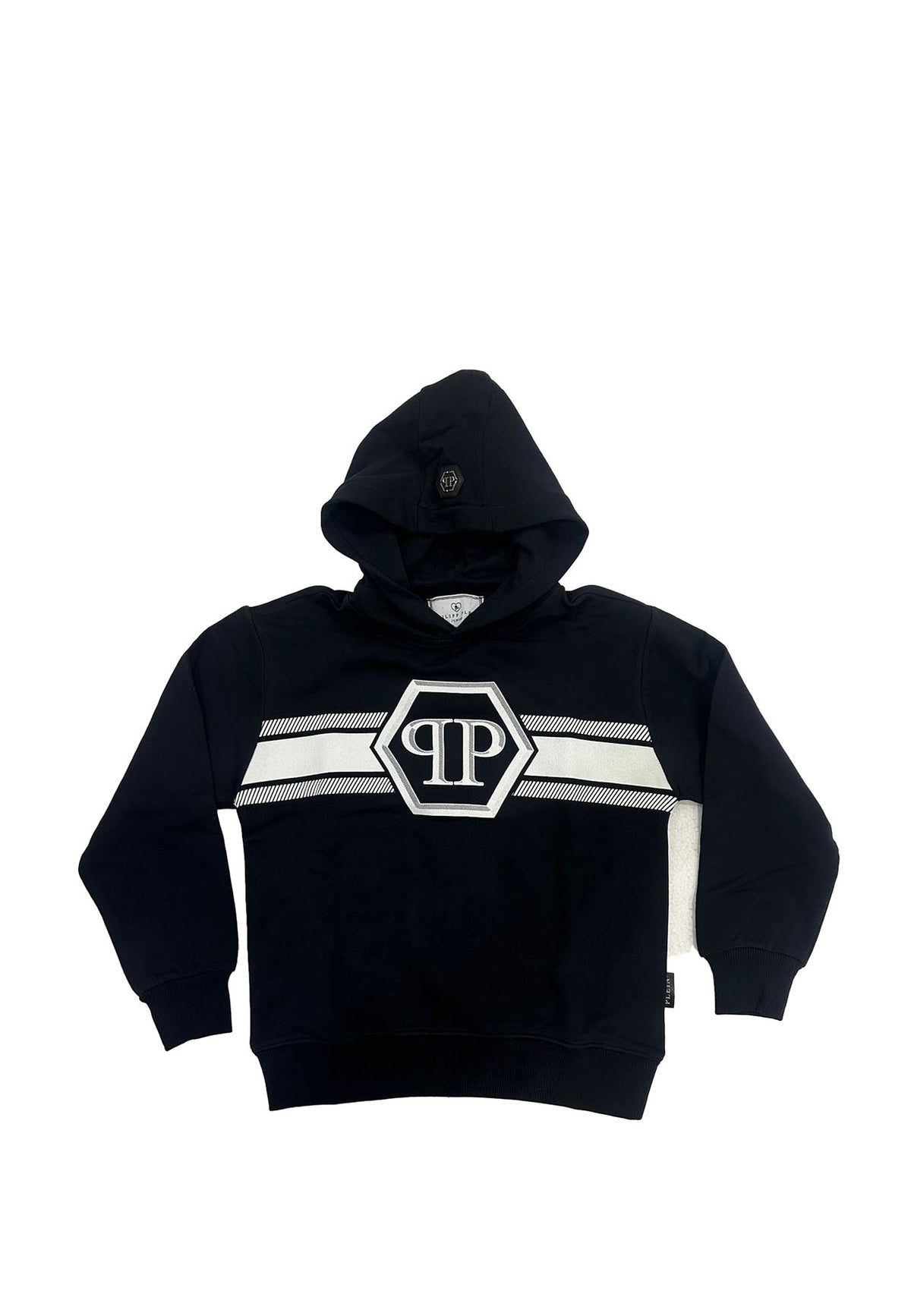 Felpa bambino Philipp Plein junior nera in cotone