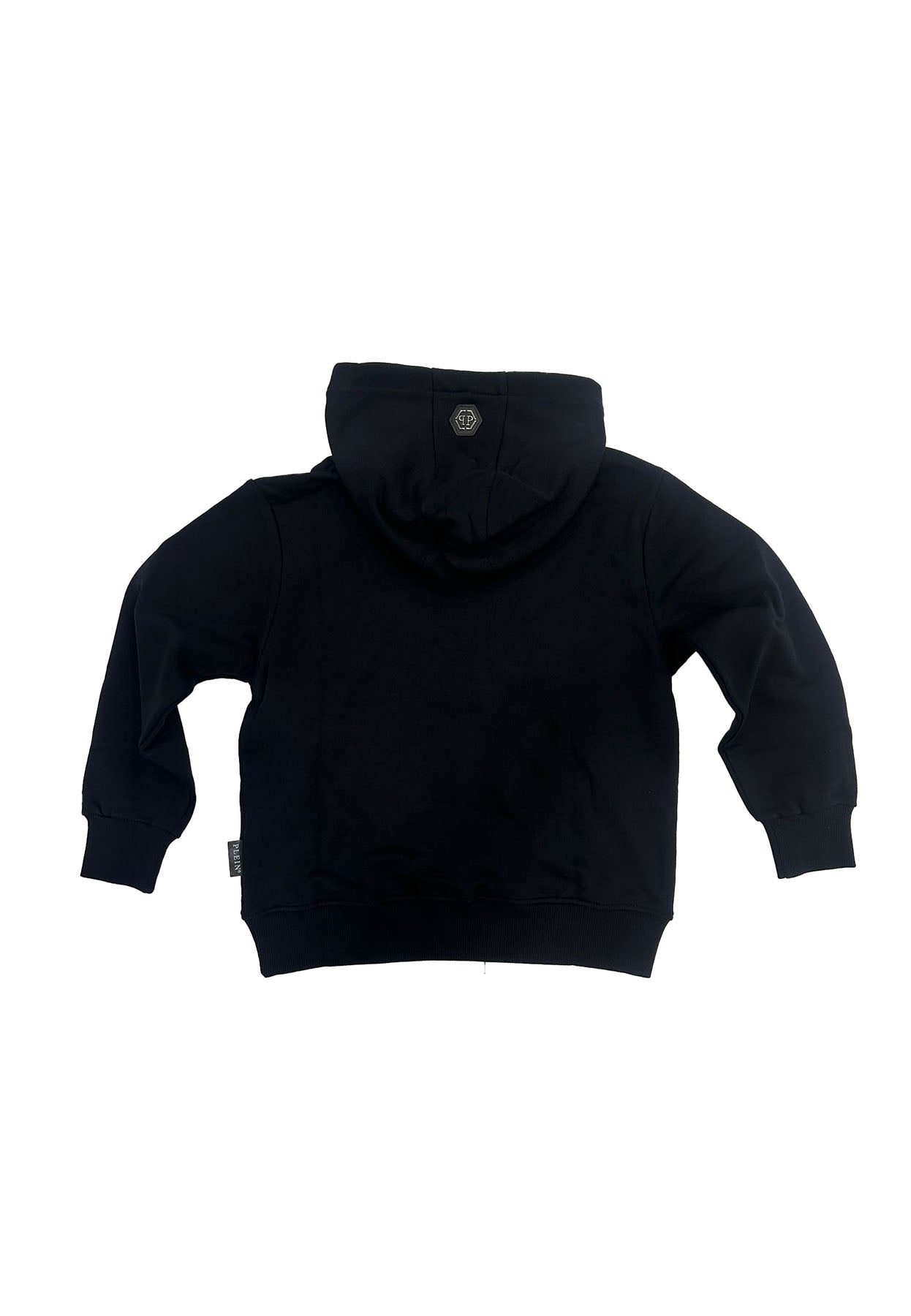Felpa bambino Philipp Plein junior nera in cotone | ViaMonte Shop