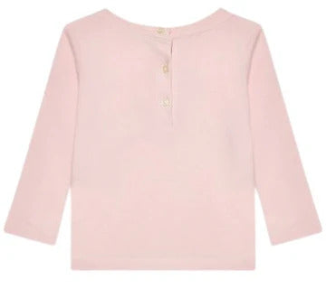 T-shirt neonata Ralph Lauren rosa in cotone | ViaMonte Shop
