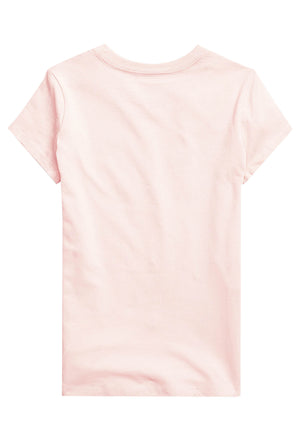 T-shirt bambina Ralph Lauren Kids rosa in jersey di cotone