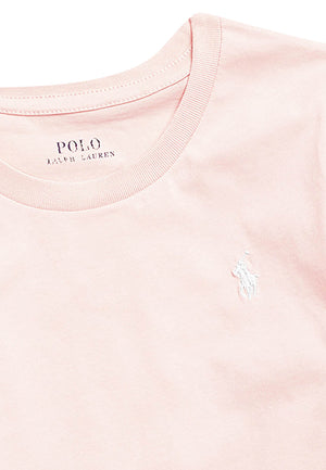 T-shirt bambina Ralph Lauren Kids rosa in jersey di cotone