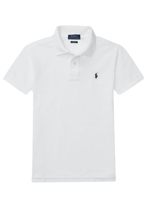 Polo neonato Ralph Lauren bianca in cotone | ViaMonte Shop