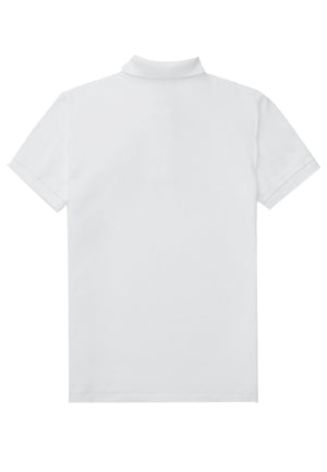 Polo neonato Ralph Lauren bianca in cotone | ViaMonte Shop