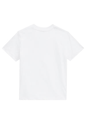 T-shirt neonato Ralph Lauren bianca in cotone