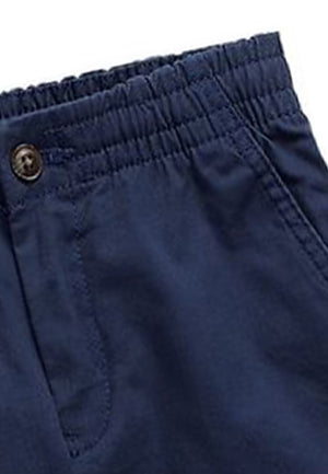 Bermuda bambino Ralph Lauren blu in cotone stretch | ViaMonte Shop