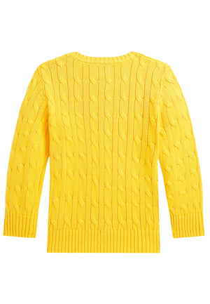 Maglia bambino Ralph Lauren gialla in cotone | ViaMonte Shop