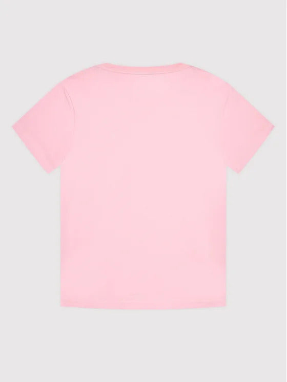 T-shirt bambino Ralph Lauren rosa in cotone | ViaMonte Shop