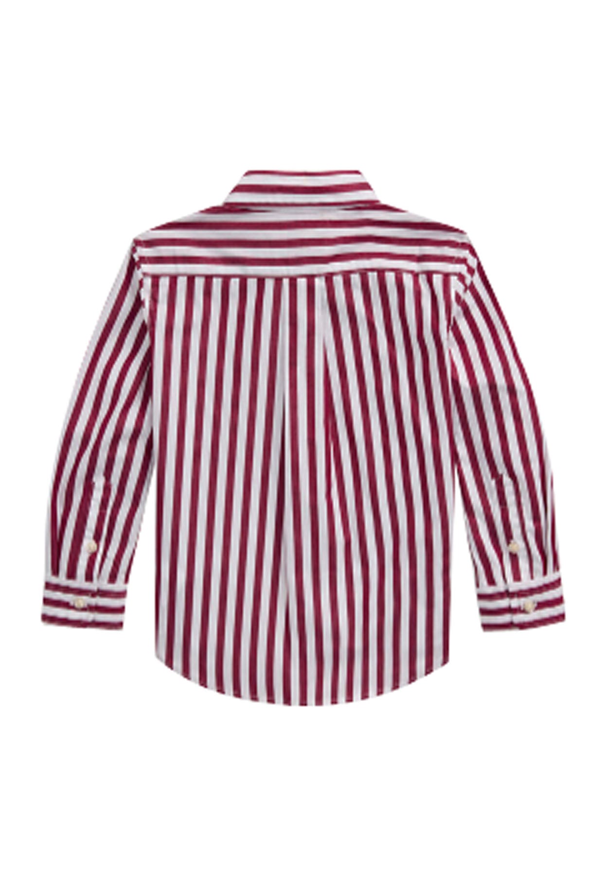 Camicia bambino Ralph Lauren bianca/rossa in cotone | ViaMonte Shop