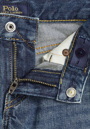 Jean bambino Ralph Lauren blu in denim | ViaMonte Shop