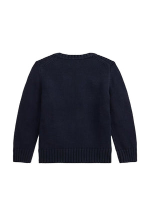 Maglia bambino Ralph Lauren blu in cotone | ViaMonte Shop