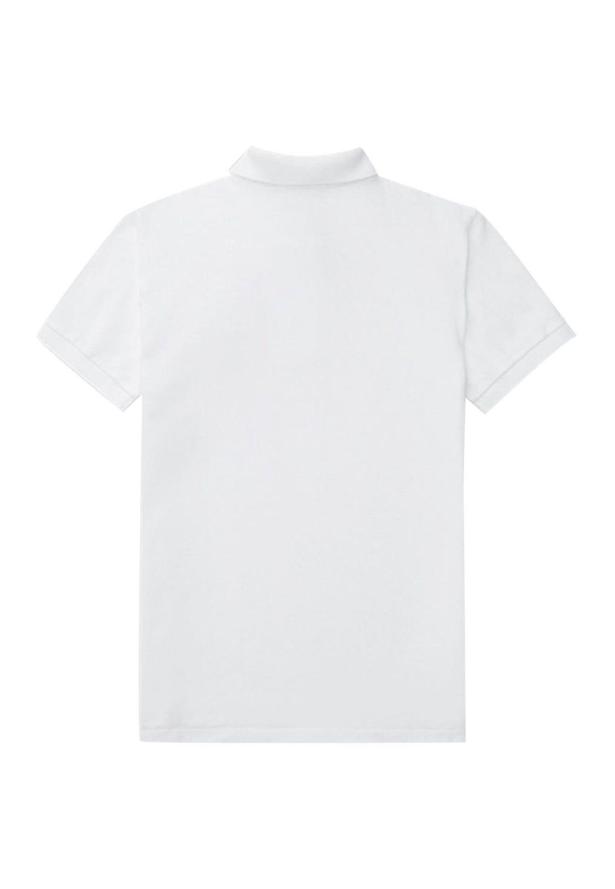 Polo bambino Ralph Lauren bianca in piquet di cotone | ViaMonte Shop
