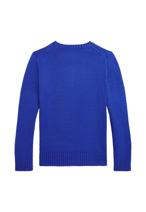 Maglia bambino Ralph Lauren bluette in cotone | ViaMonte Shop