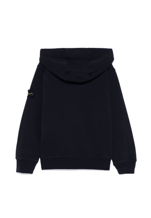 Felpa bambino Stone Island blu navy in cotone | ViaMonte Shop