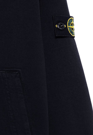 Felpa bambino Stone Island blu navy in cotone | ViaMonte Shop