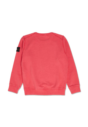 Felpa bambino Stone Island corallo in cotone | ViaMonte Shop