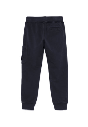 Pantalone sportivo bambino Stone Island blu navy in cotone | ViaMonte Shop