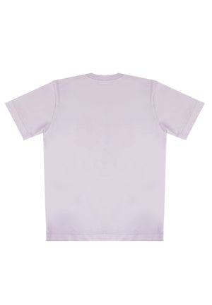 T-shirt bambino Stone Island lilla in cotone | ViaMonte Shop