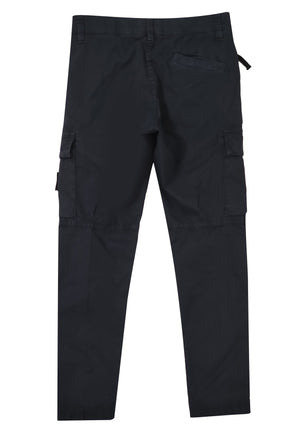Pantalone bambino Stone Island blu navy in cotone | ViaMonte Shop
