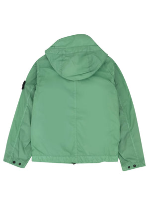 Giubbino bambino Stone Island verde in nylon | ViaMonte Shop