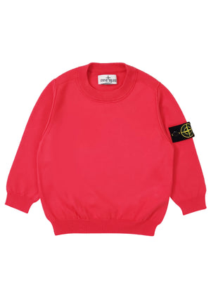 Maglia bambino Stone Island corallo in cotone | ViaMonte Shop
