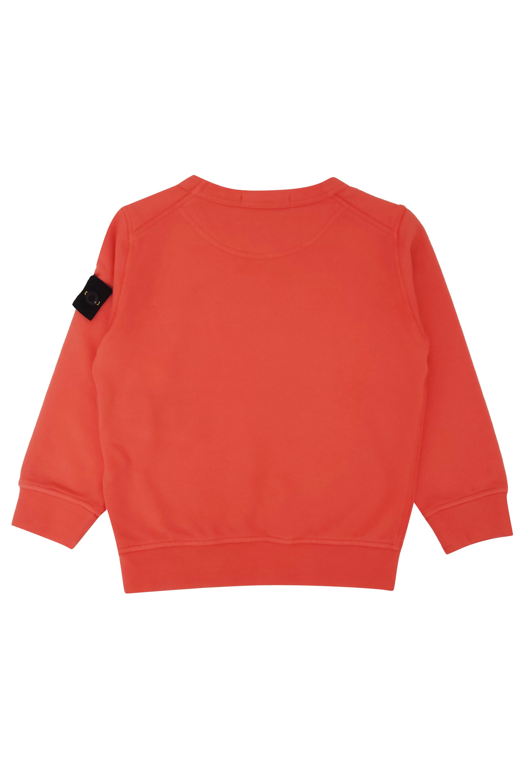Felpa bambino Stone Island arancione in cotone | ViaMonte Shop