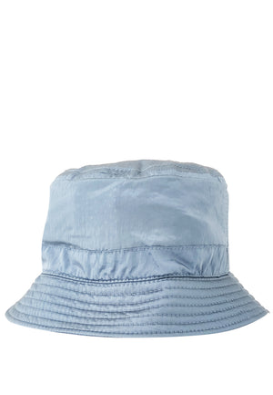 Cappello bambino Stone Island blu in nylon | ViaMonte Shop