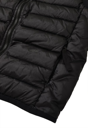 Piumino smanicato bambino Stone Island nero in nylon | ViaMonte Shop