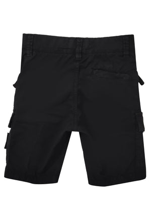 Bermuda bambino Stone Island nero in cotone | ViaMonte Shop