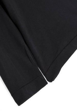 T-shirt bambino Stone Island nera in cotone | ViaMonte Shop
