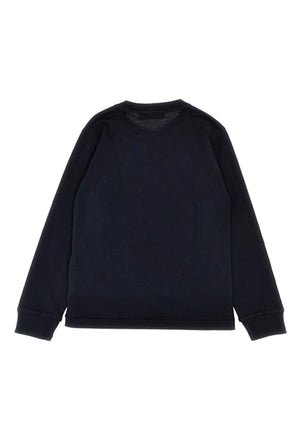 T-shirt bambino Stone Island blu navy in cotone | ViaMonte Shop