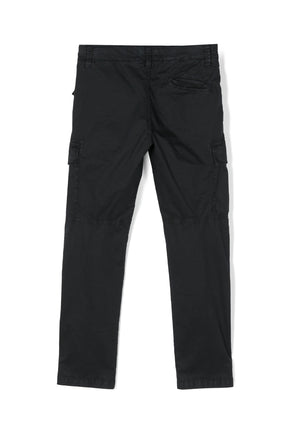 Pantalone bambino Stone Island blu navy in cotone | ViaMonte Shop
