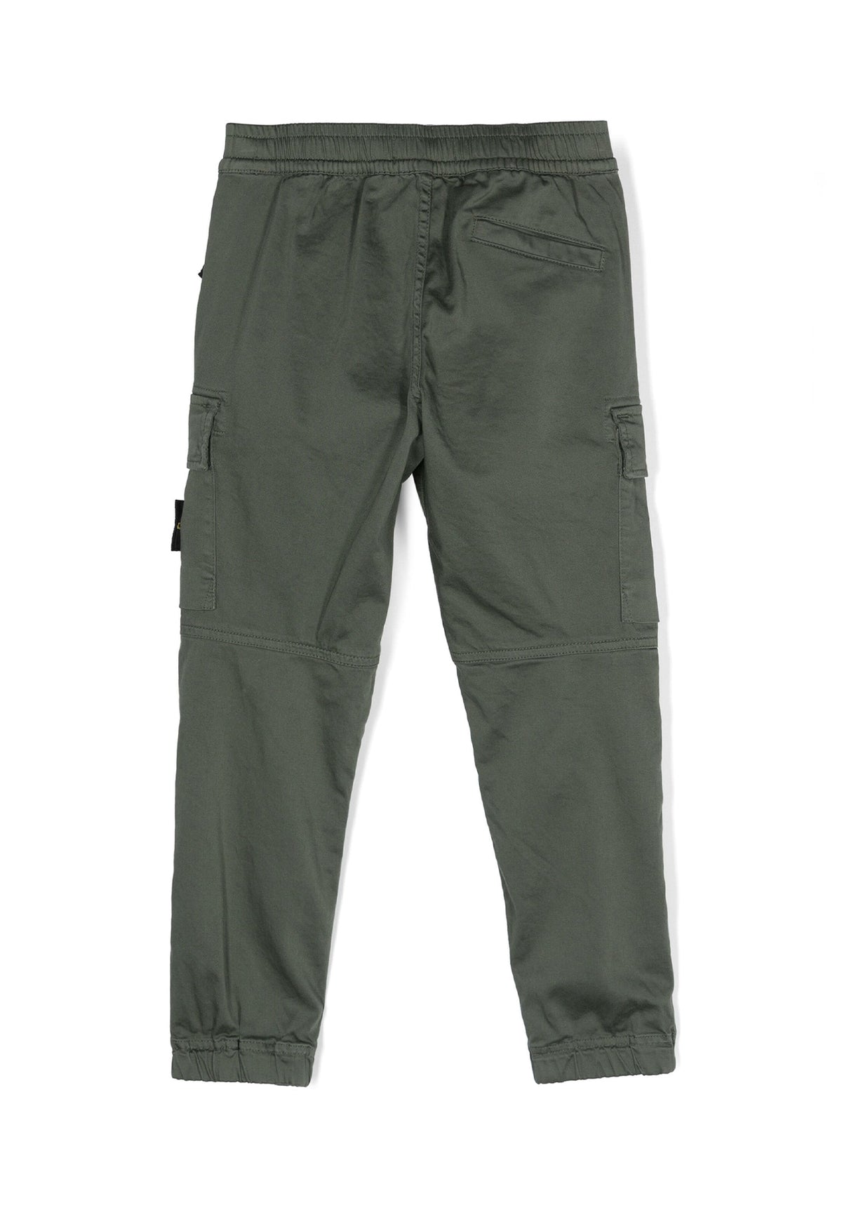 Pantalone bambino Stone Island verde in cotone | ViaMonte Shop