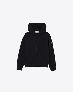 Felpa bambino Stone Island nera in cotone | ViaMonte Shop