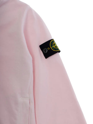 Felpa bambino Stone Island rosa in cotone | ViaMonte Shop