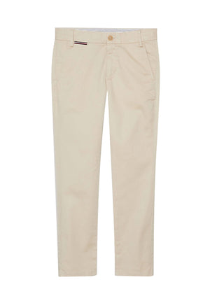 Pantalone bambino Tommy Hilfiger beige in cotone | ViaMonte Shop