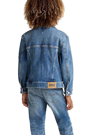 Giubbino bambinoTommy Hilfiger blu navy in denim | ViaMonte Shop