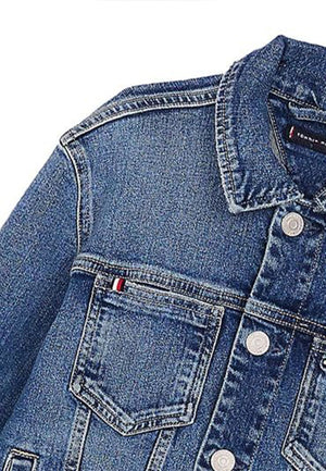 Giubbino bambinoTommy Hilfiger blu navy in denim | ViaMonte Shop