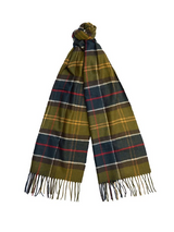 Sciarpa Barbour Yaxley Tartan classico tartan verde