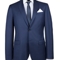 Simbols abito blu uomo in viscosa | ViaMonte Shop