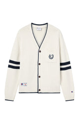 Champion Cardigan unisex bianco