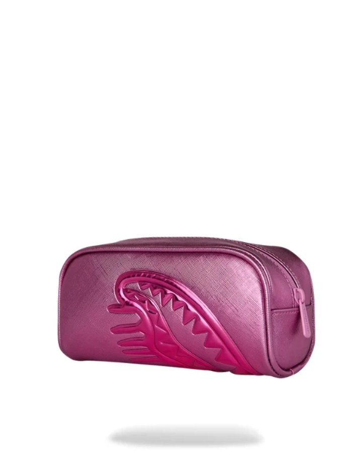 Metallic Pink Metallic Drip Pouch | ViaMonte Shop