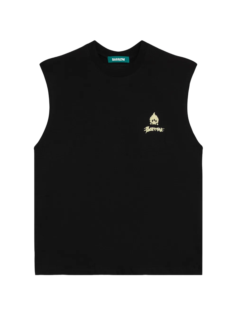 Canotta Barrow nera unisex in jersey