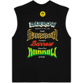 Canotta Barrow nera unisex in jersey