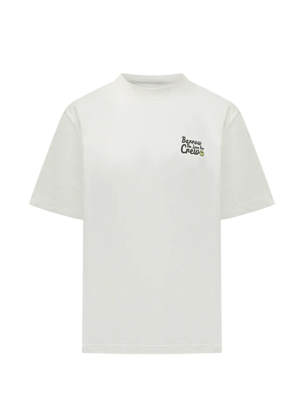 Barrow T-Shirt bianca in Jersey di Cotone – Vestibilità Unisex