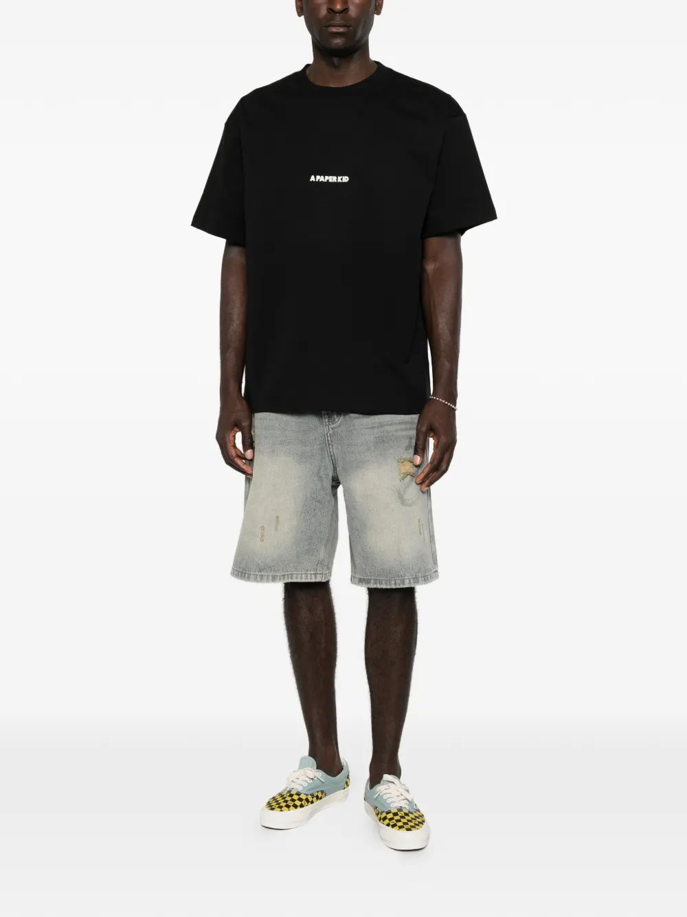 A Paper Kid T-shirt jersey unisex Nero | ViaMonte Shop